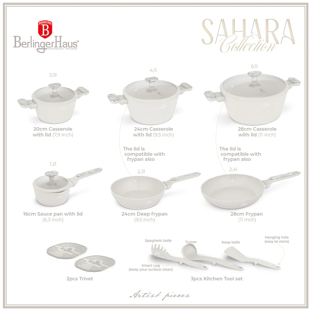58% off on 15-Piece Non-Stick Cookware Set | OneDayOnly