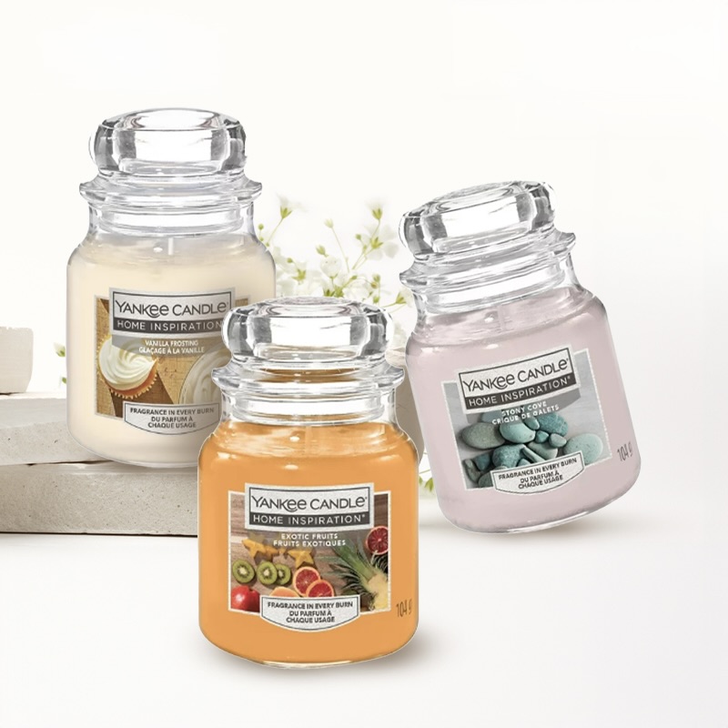 3x 104g Small Candle Jars
