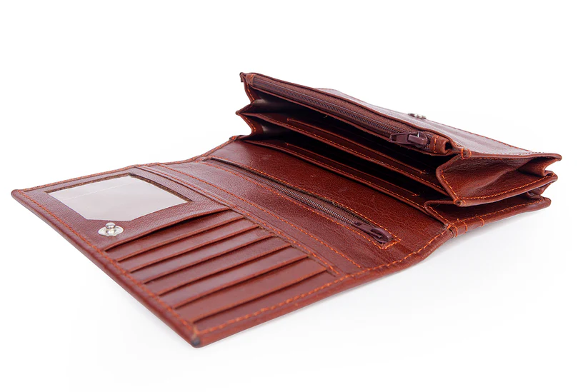 Ladies Genuine Leather Oxford Purse