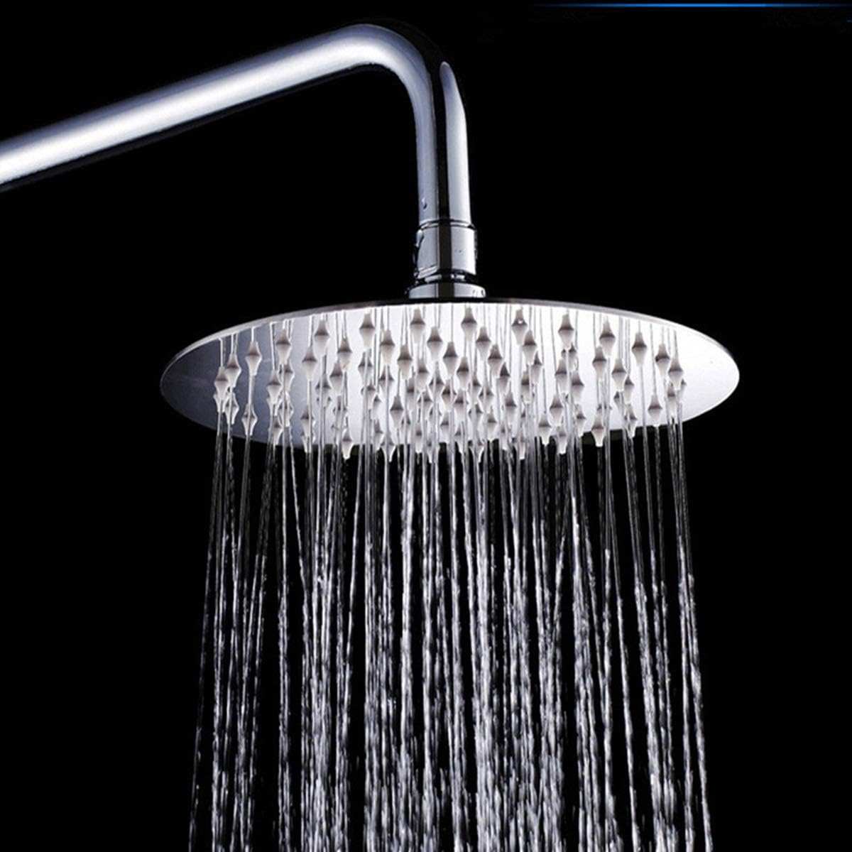 Round or Square Stainless Steel Shower Head and Arm