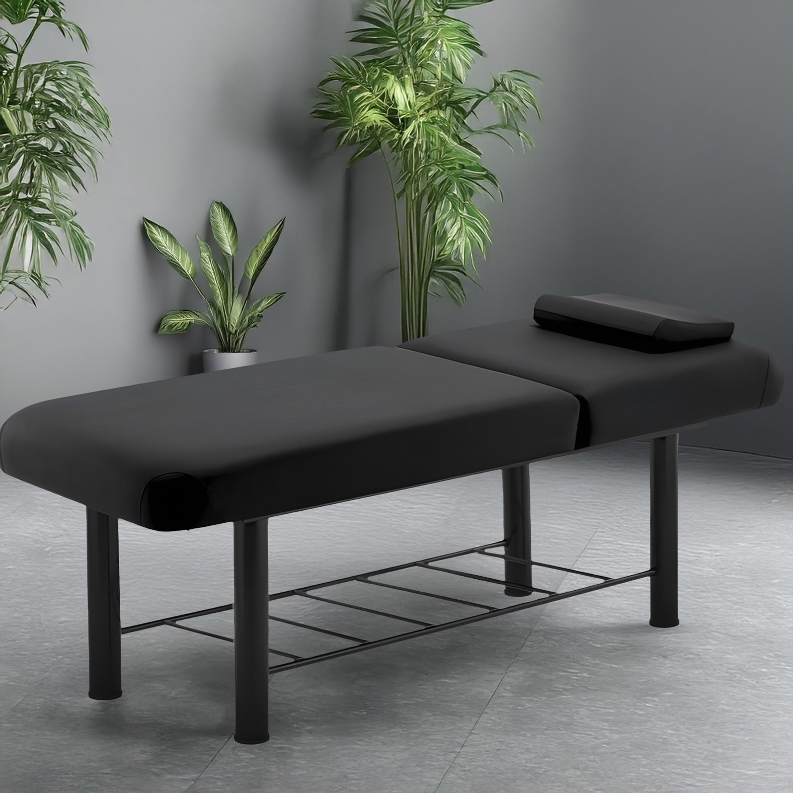 Acacia Massage Bed with Steel Frame