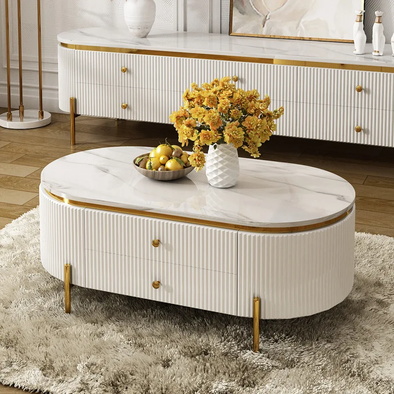 31% off on 4-Drawer Marble-Top Coffee Table | OneDayOnly