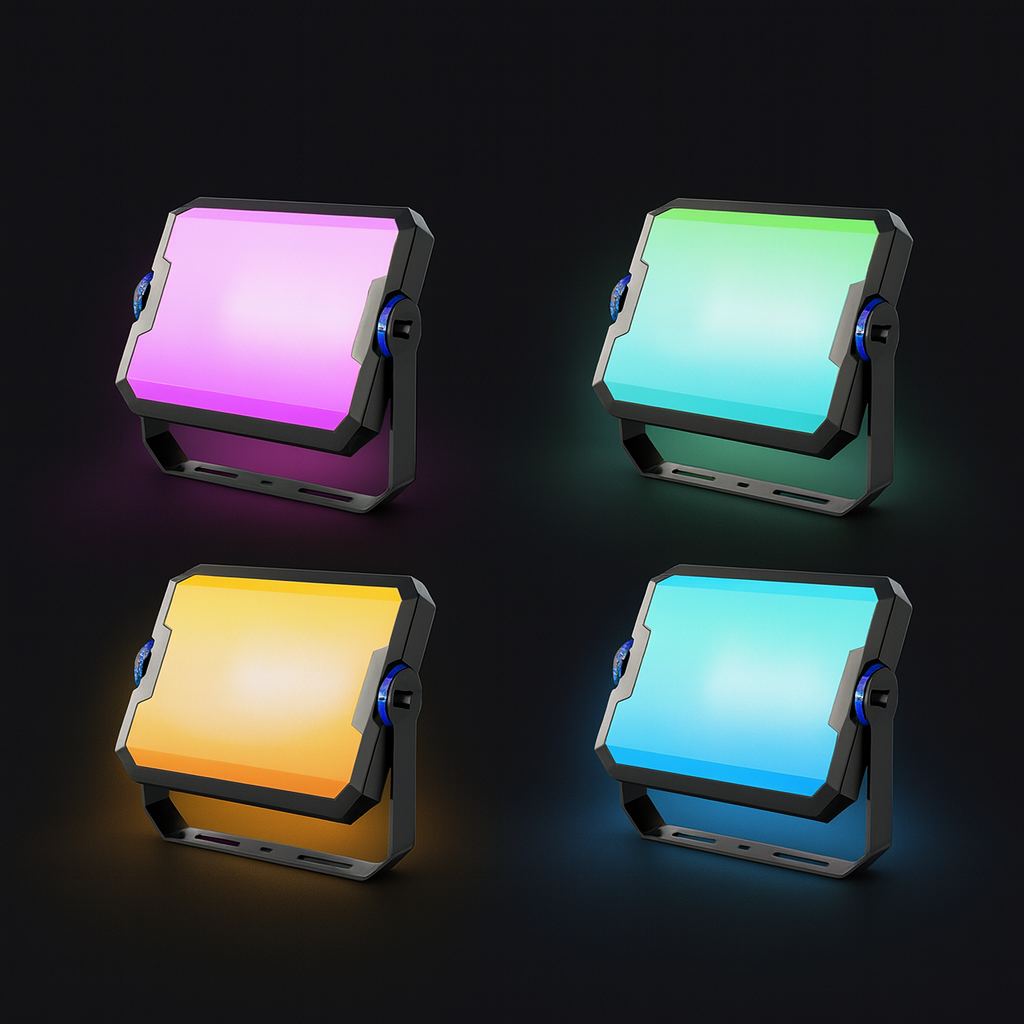 4x Outdoor LED Smart Flood Lights 2