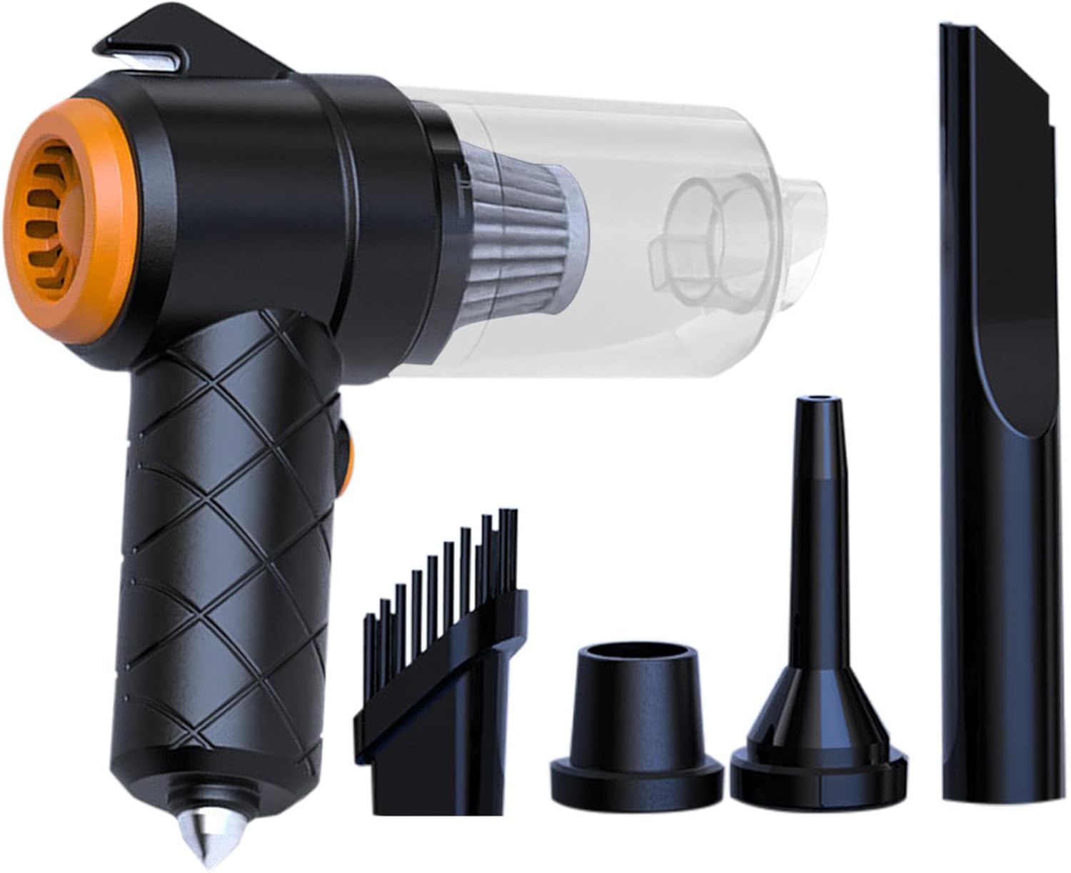 Car Vacuum Cleaner Blower with Glass Breaker and Seat Belt Cutter