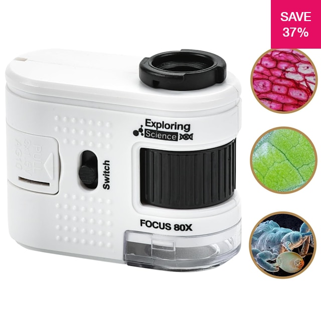 37% off on 80x Magnification Mini Microscope | OneDayOnly