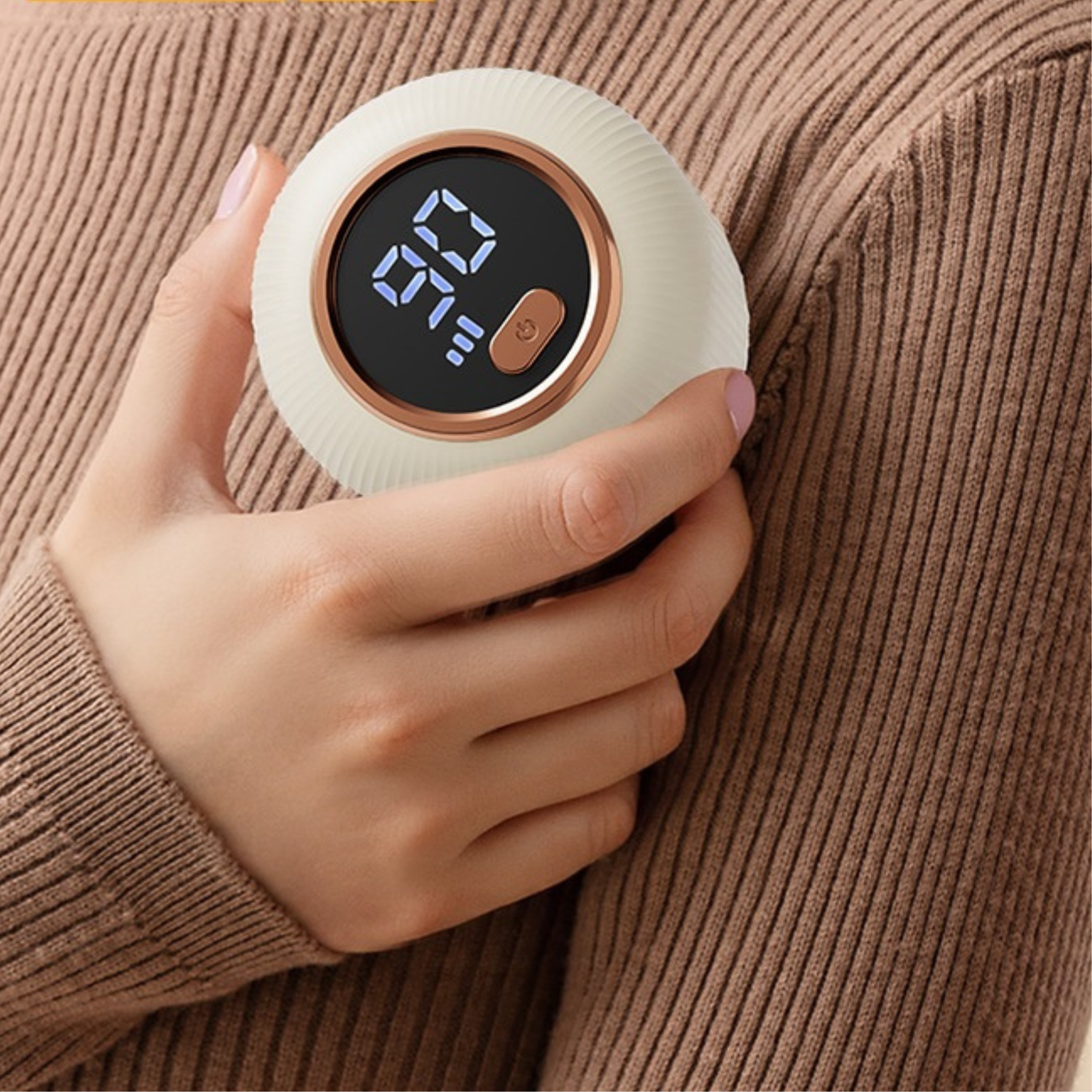 USB Rechargeable Lint Remover with LED Display