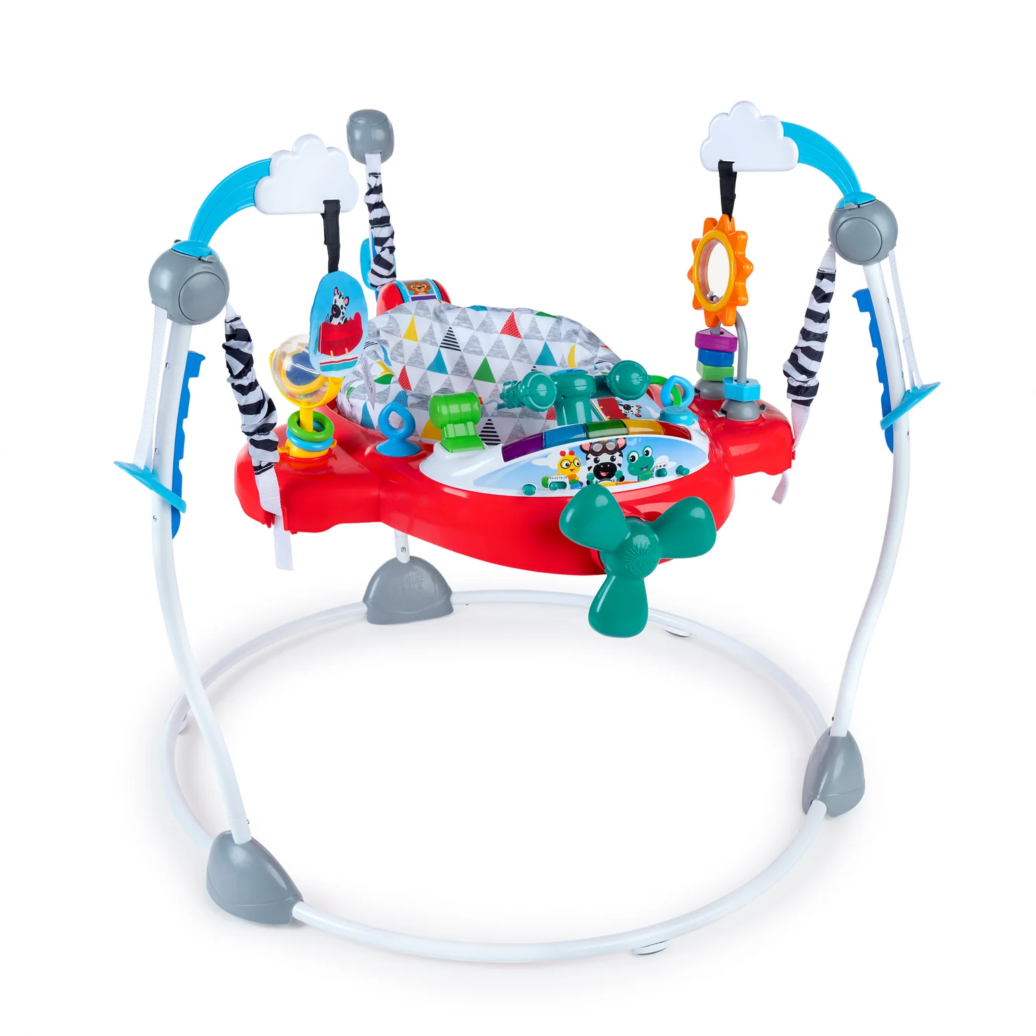 2-in-1 Airplane Adventure Activity Jumper