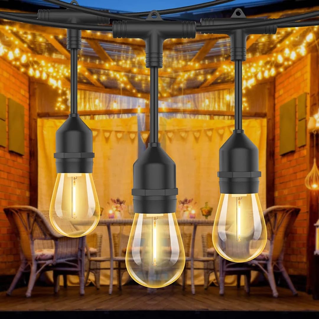 10m 10 Bulbs LED Outdoor String Lights