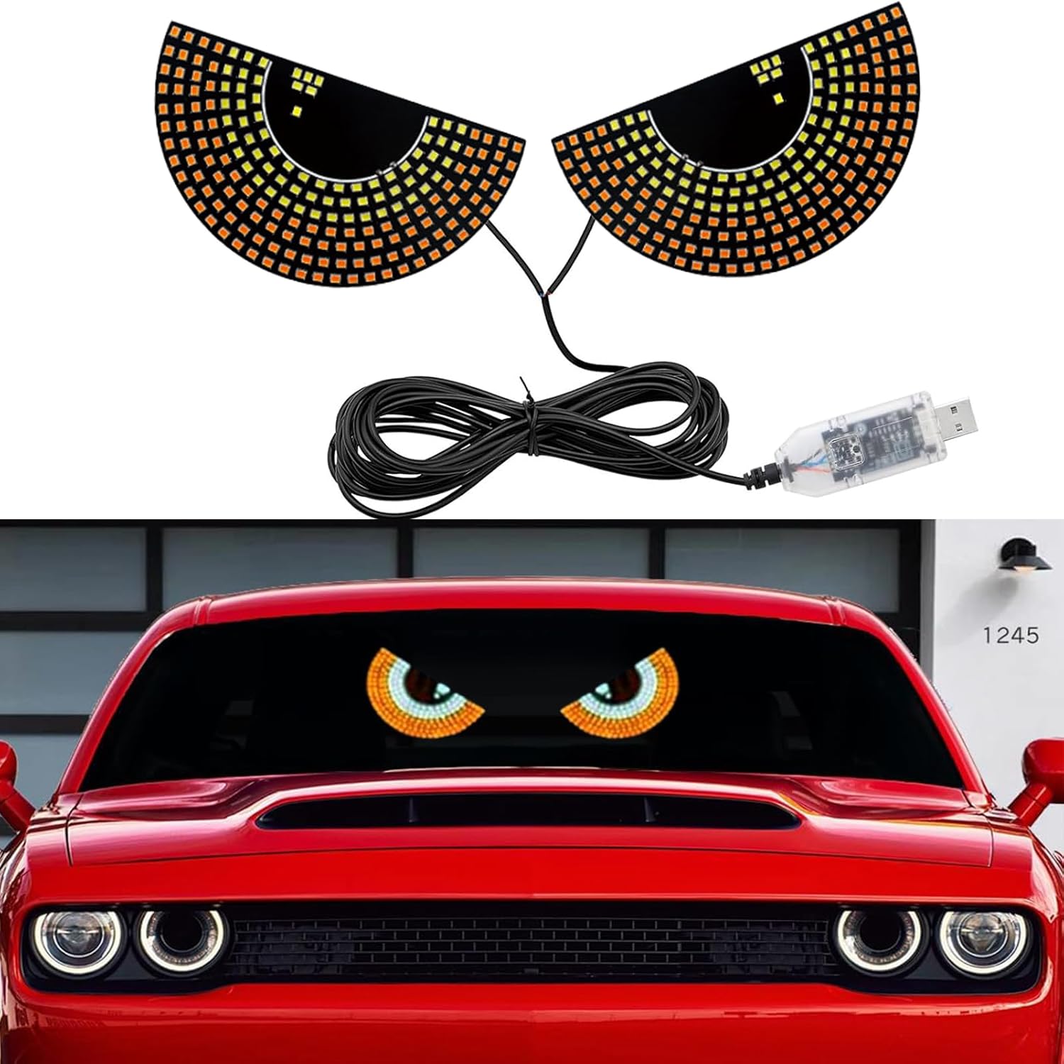 Dynamic Devil Eyes Car LED Light