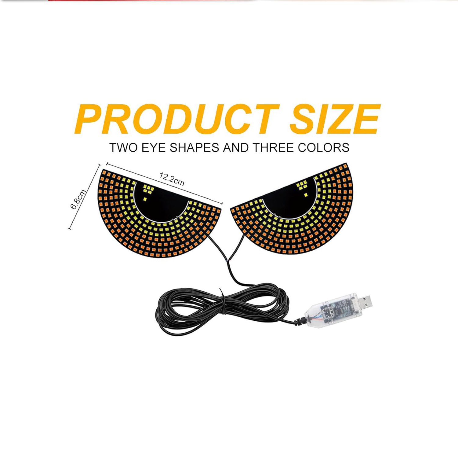 43% off on Dynamic Devil Eyes Car LED Light | OneDayOnly