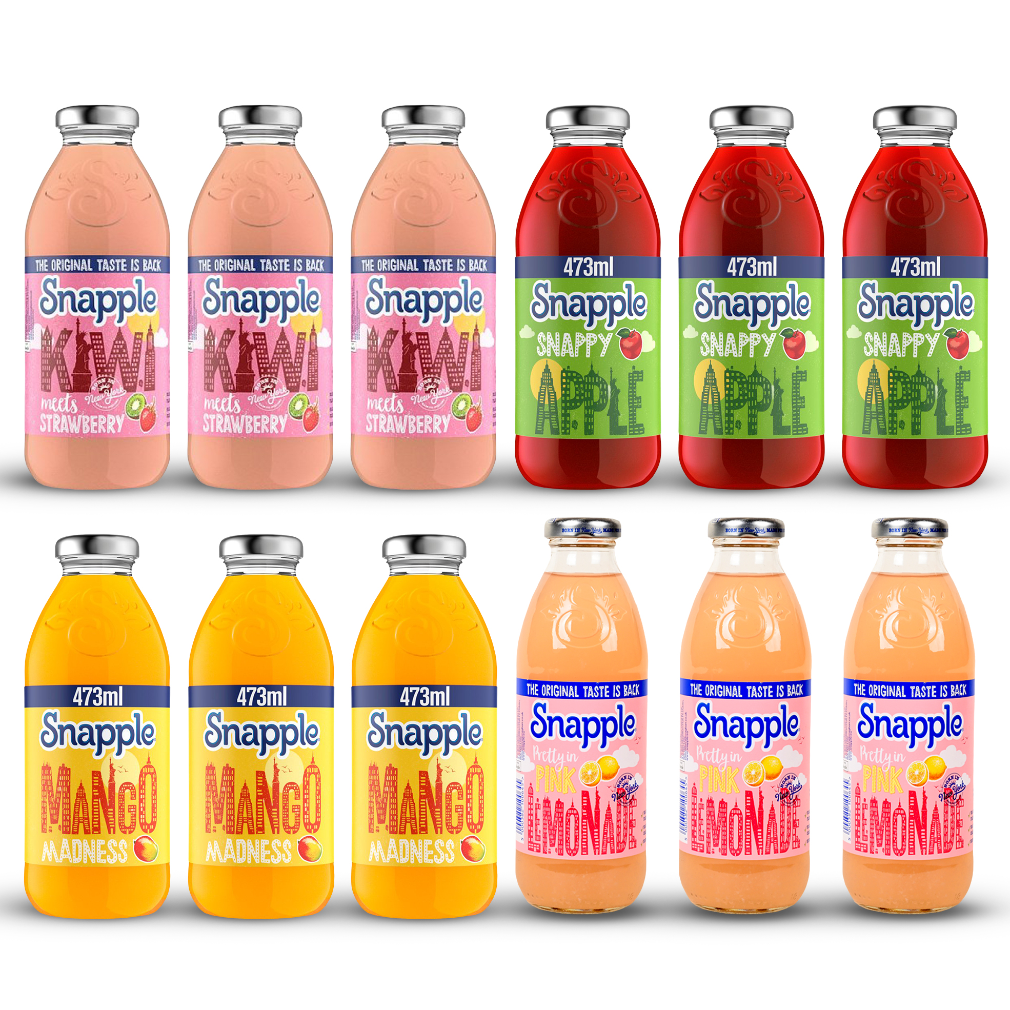 25% off on Snapple 12x 473ml Glass Bottles | OneDayOnly