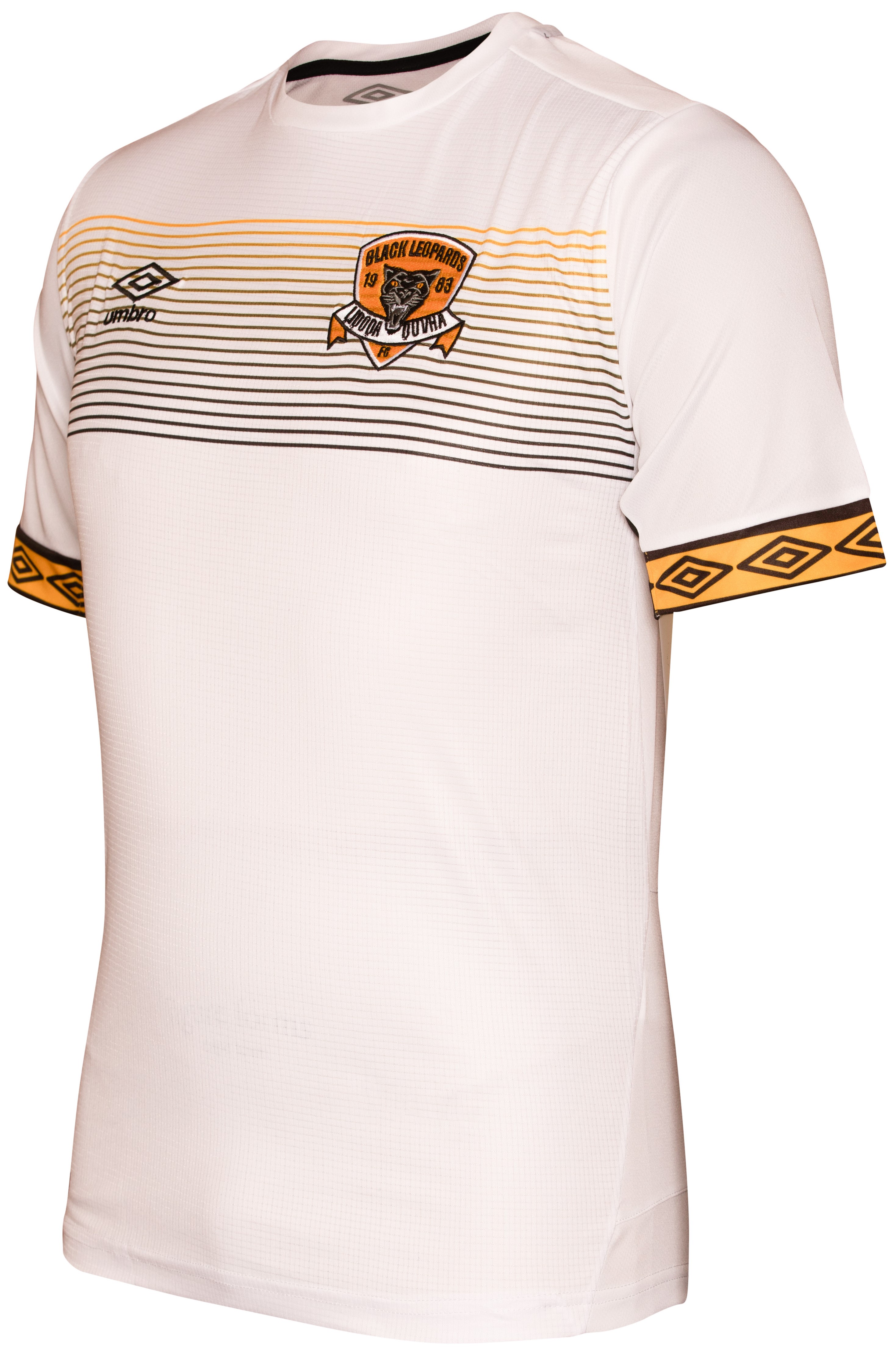 63% off on Umbro Men's Black Leopards FC Jersey | OneDayOnly