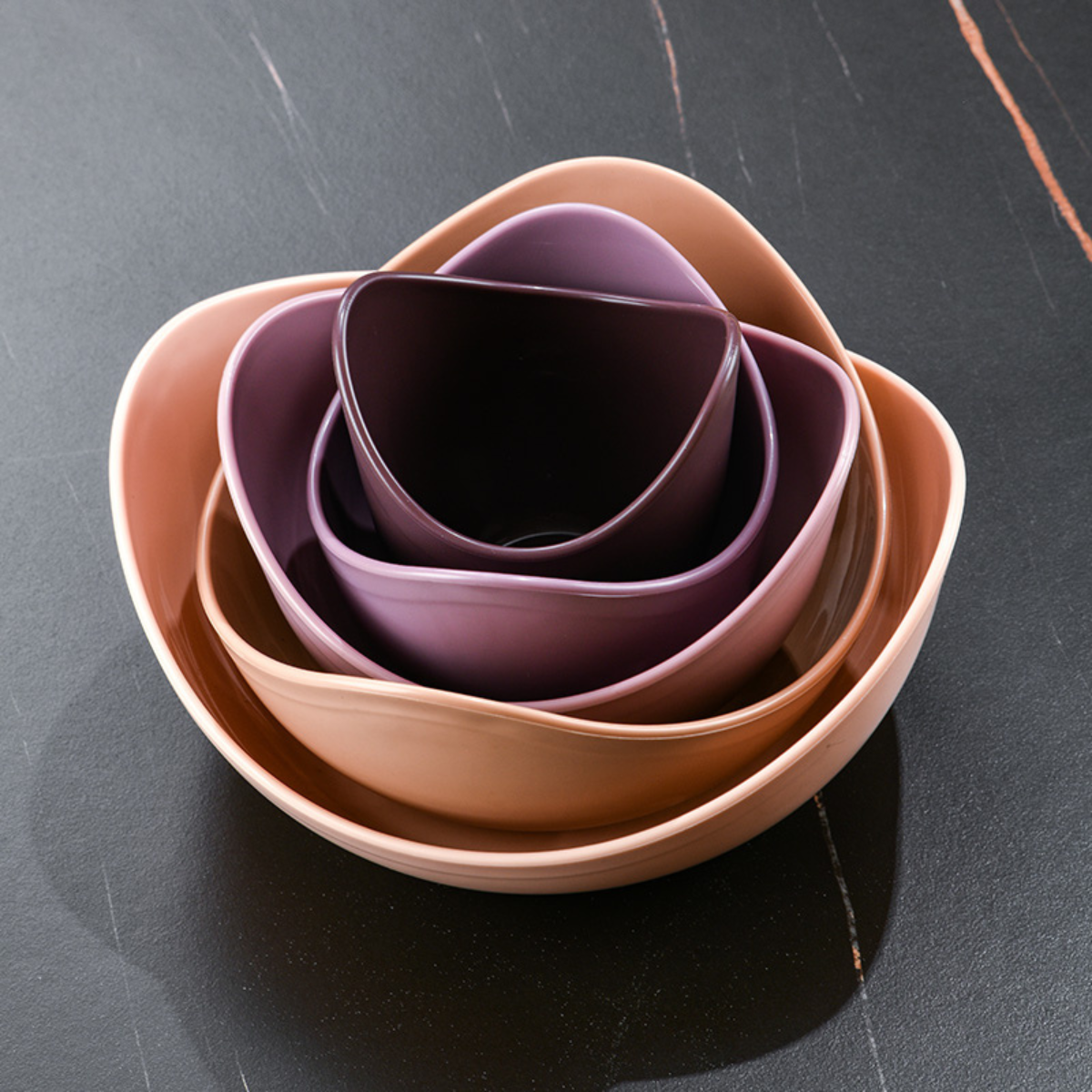 5-Piece Lotus Nesting Bowl Set
