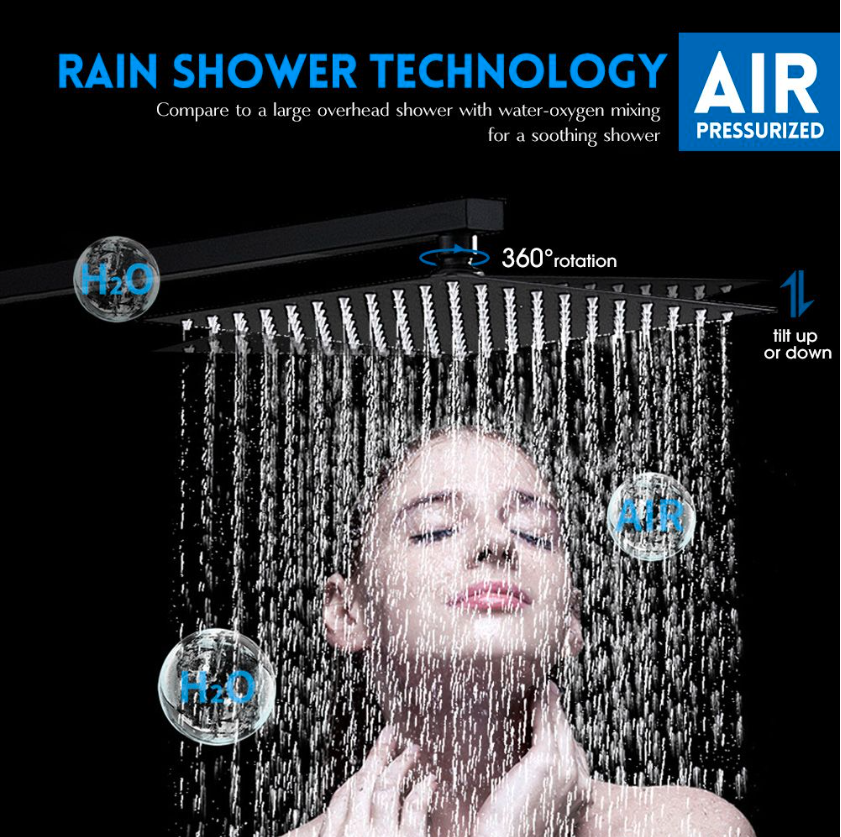 43% off on 3-Piece Rain Mixer Shower Set | OneDayOnly
