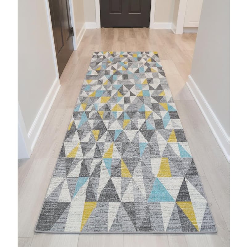 Mosaic Grey and Yellow