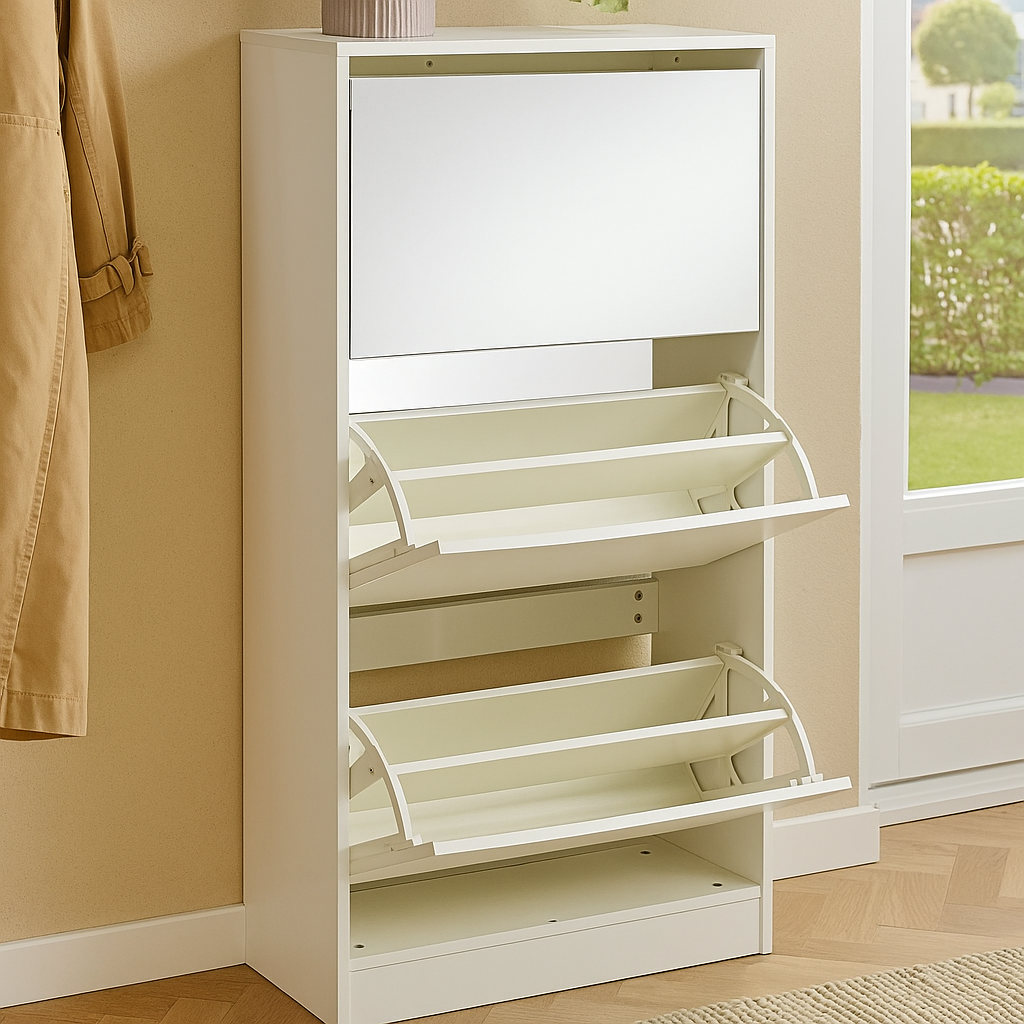 50% off on Finery 3-Tier Mirror Shoe Cabinet | OneDayOnly