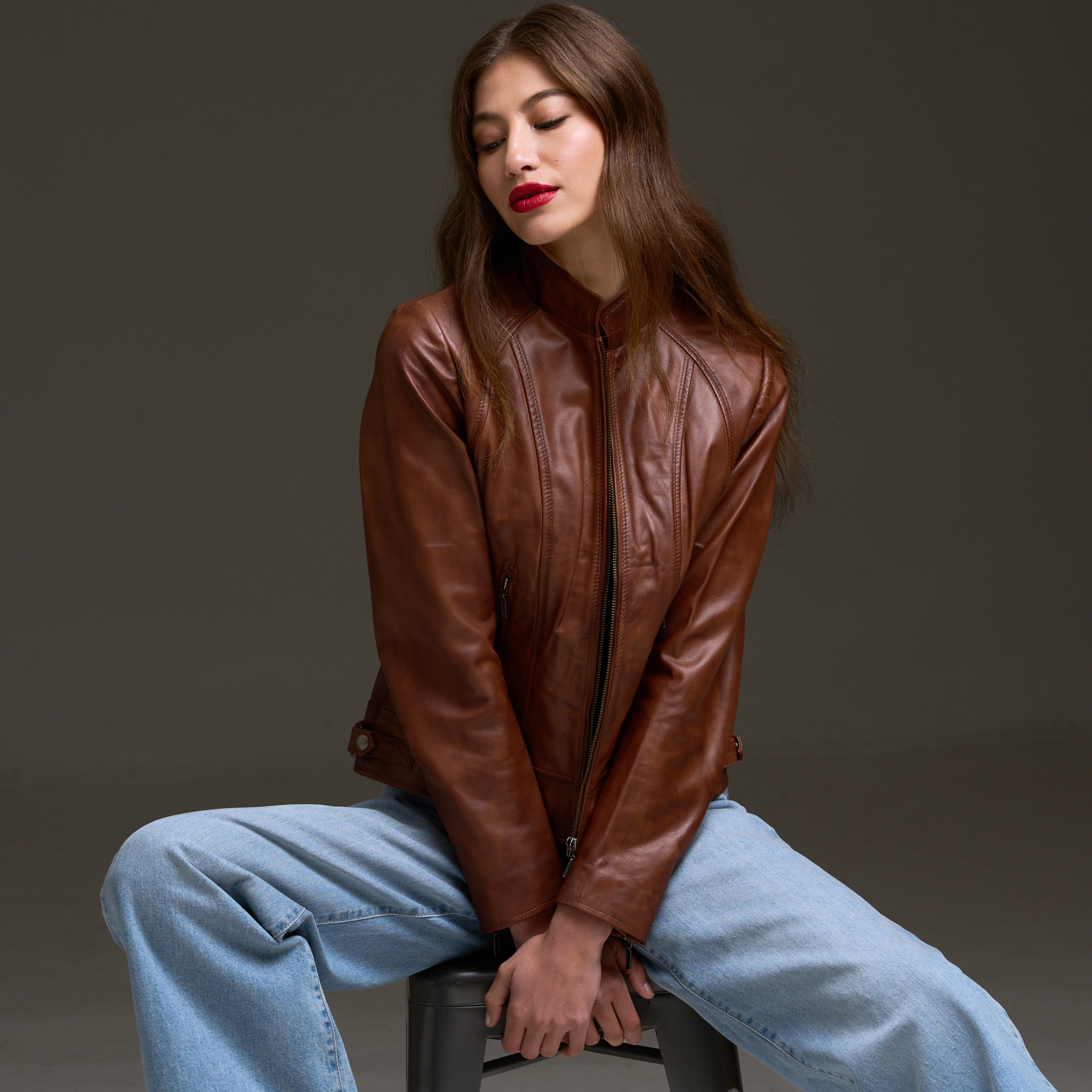 60% off on Men's or Ladies Leather Jacket | OneDayOnly