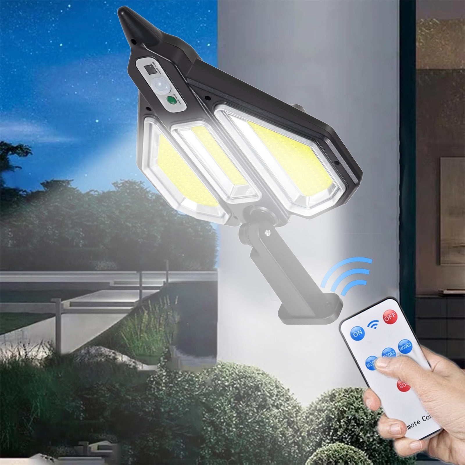 2400mAh Outdoor Motion Sensor Solar Light