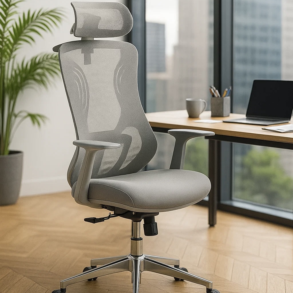 Premium High Back Mesh Recliner Office Chair