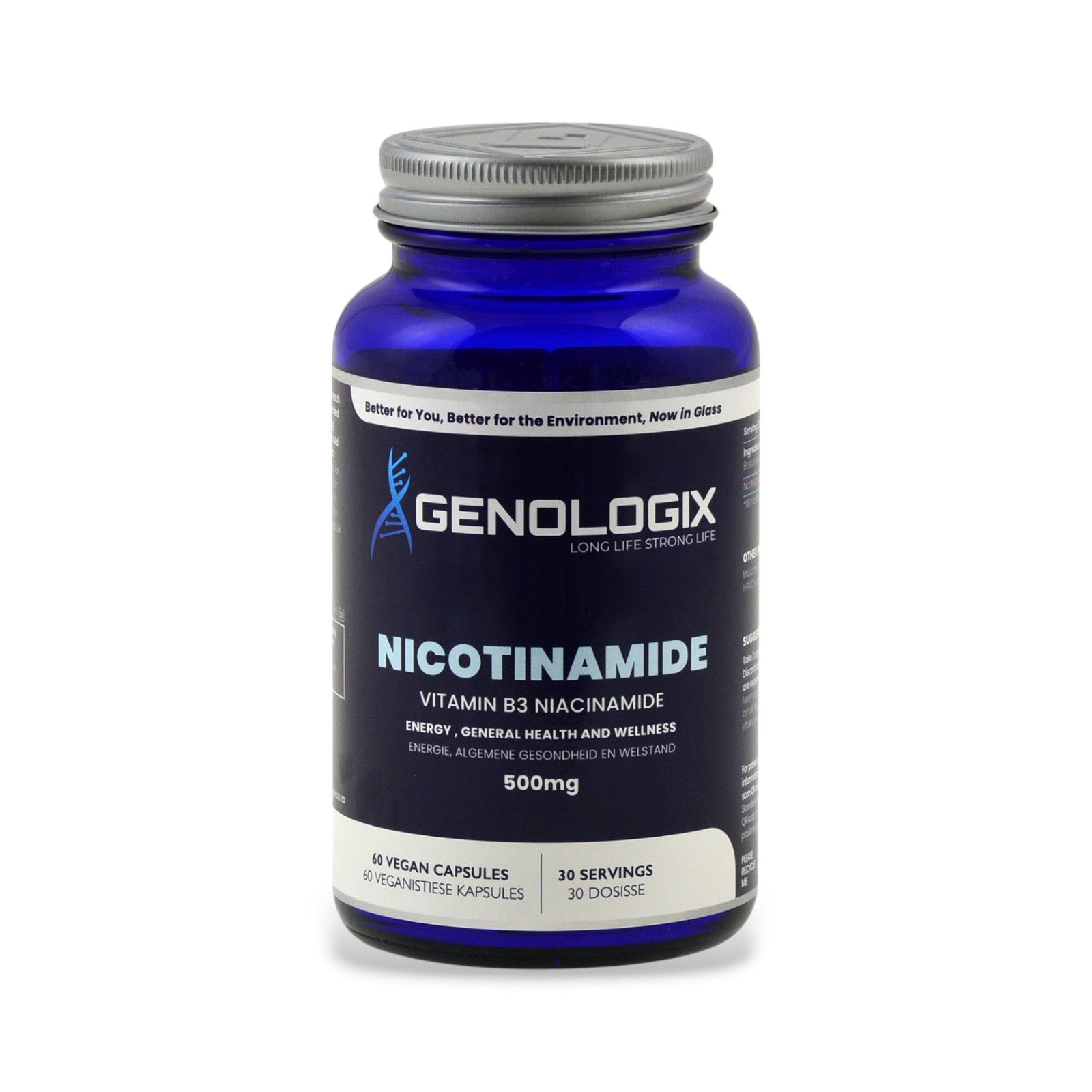 500mg Nicotinamide (Niacinamide) Capsules (60's)