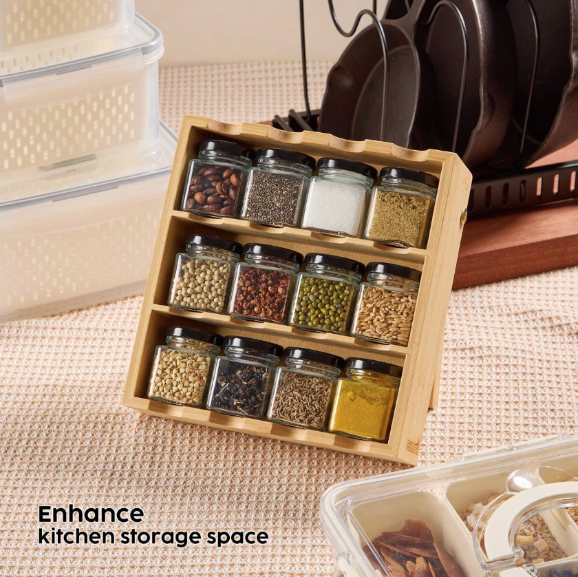 32% off on 30-Piece Bamboo Spice Rack | OneDayOnly