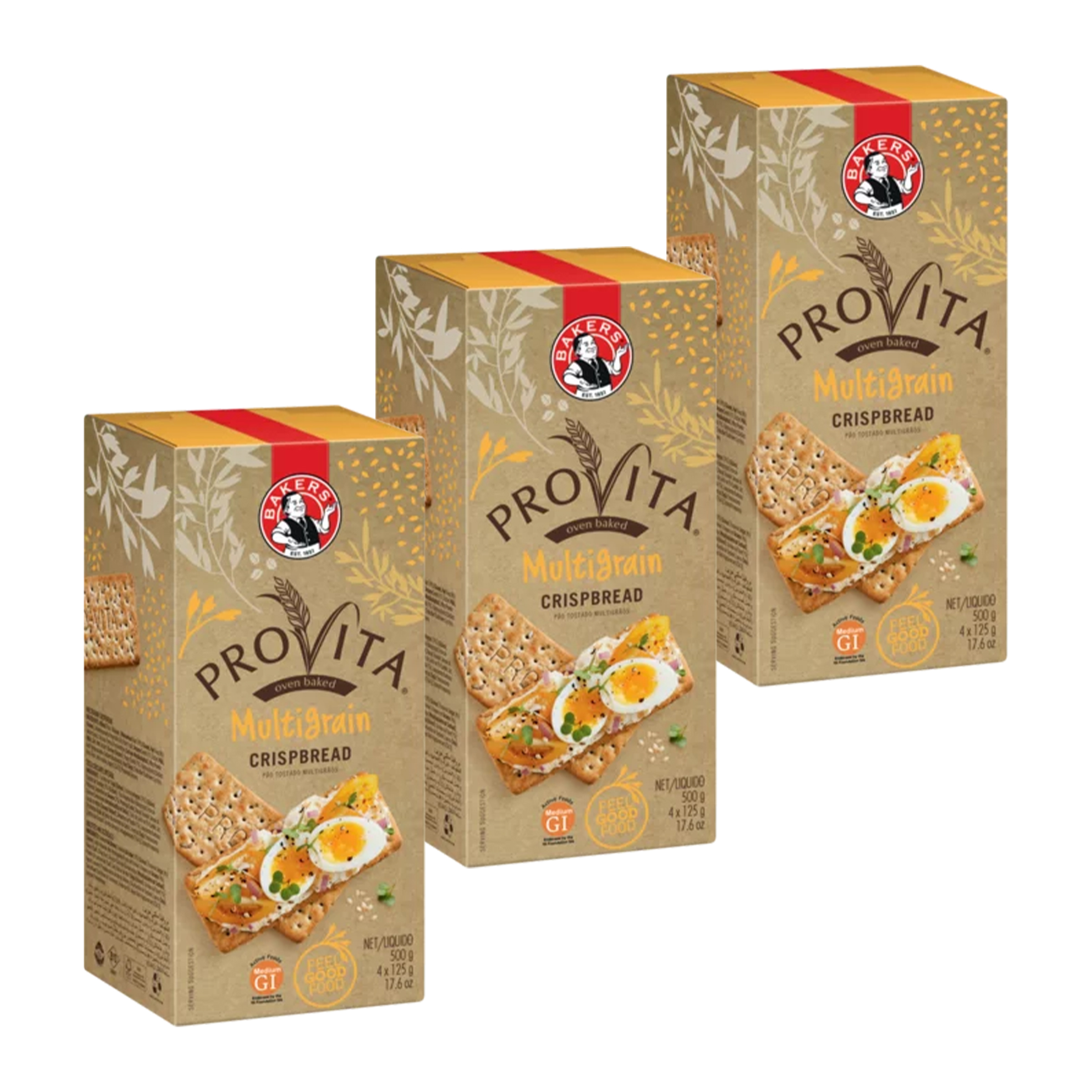 31% off on Bakers 3x 500g Provita Crispbreads | OneDayOnly