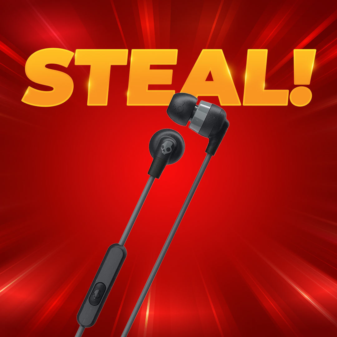 24% off on Skullcandy Ink'd+ Wired Earbuds | OneDayOnly