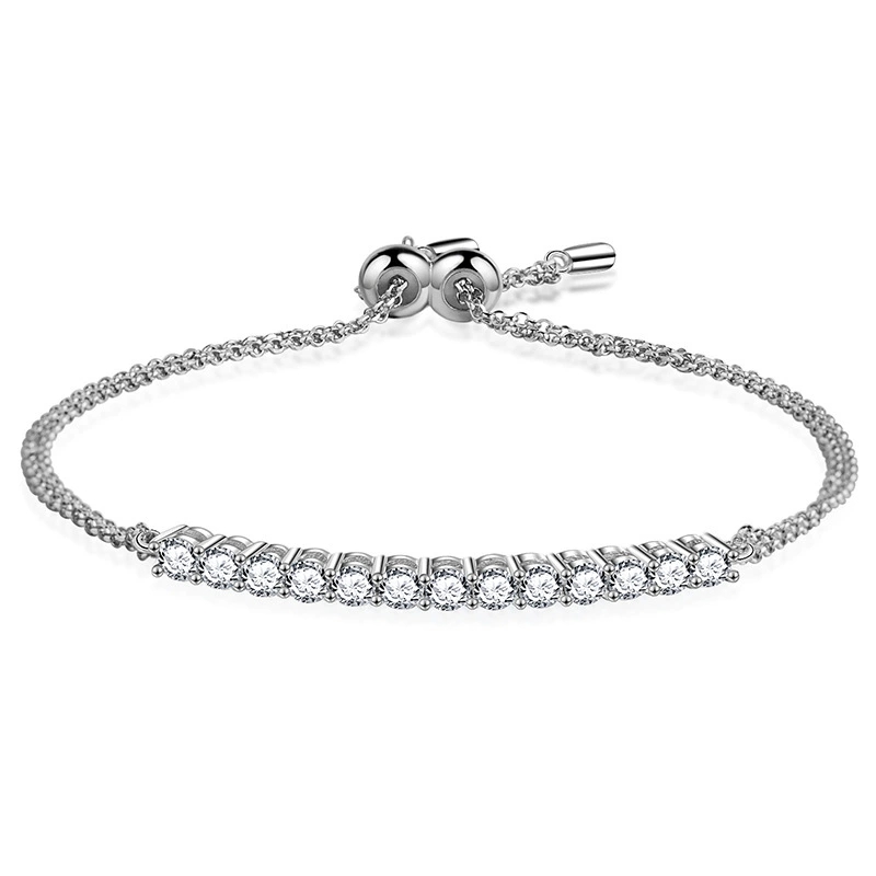 925 Sterling Silver 1.3ct Moissanite Éclatant Bracelet