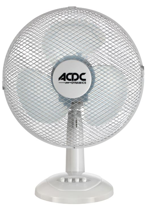 34% off on AC/DC Dynamics 30cm 3-Speed Desk Fan | OneDayOnly