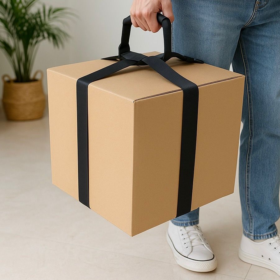 Heavy Duty Adjustable Moving and Lifting Strap with Handle