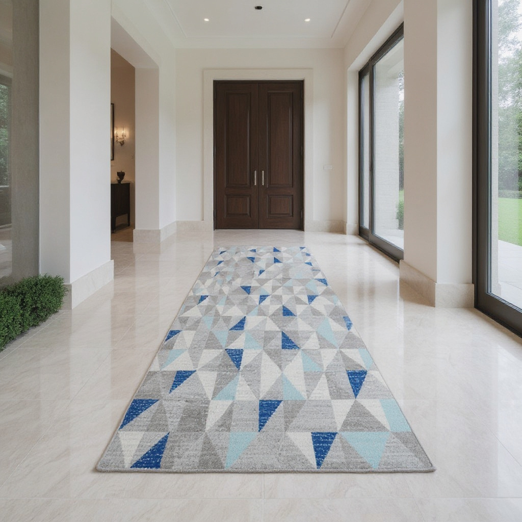 Geometric Modern Runner Rug Collection