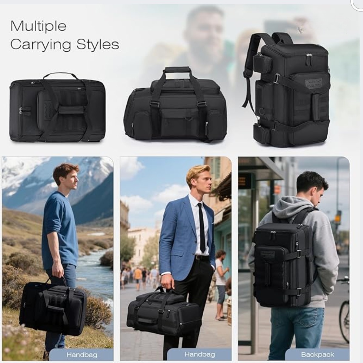 46% off on 3-in-1 18-Compartment Travel Bag | OneDayOnly