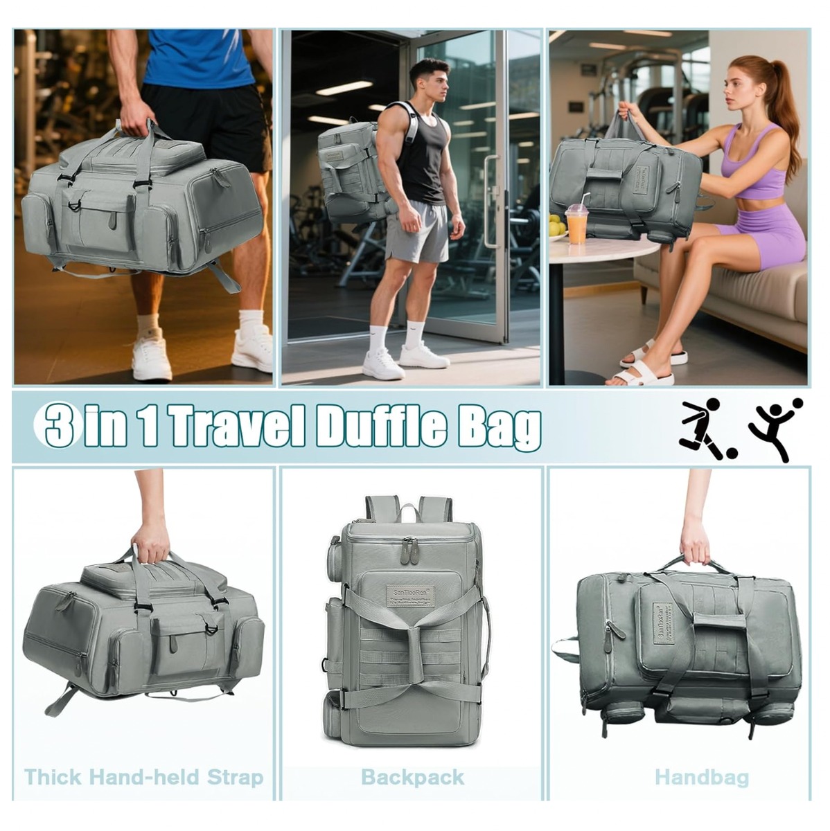 46% off on 3-in-1 18-Compartment Travel Bag | OneDayOnly