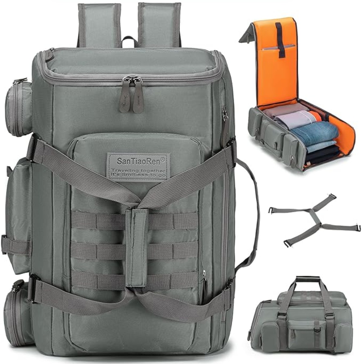 46% off on 3-in-1 18-Compartment Travel Bag | OneDayOnly