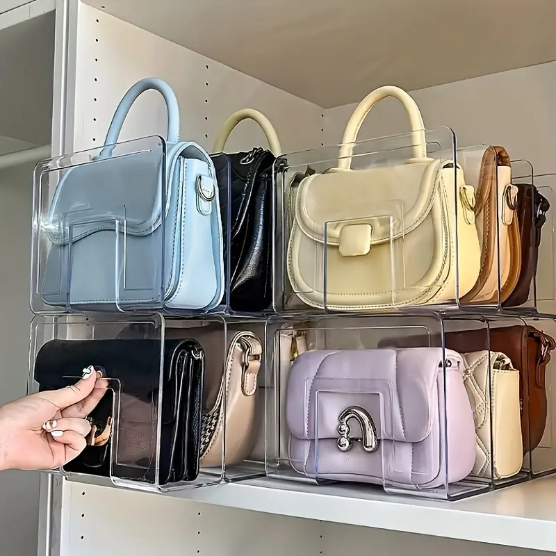 3-Slot Acrylic Handbag Divider