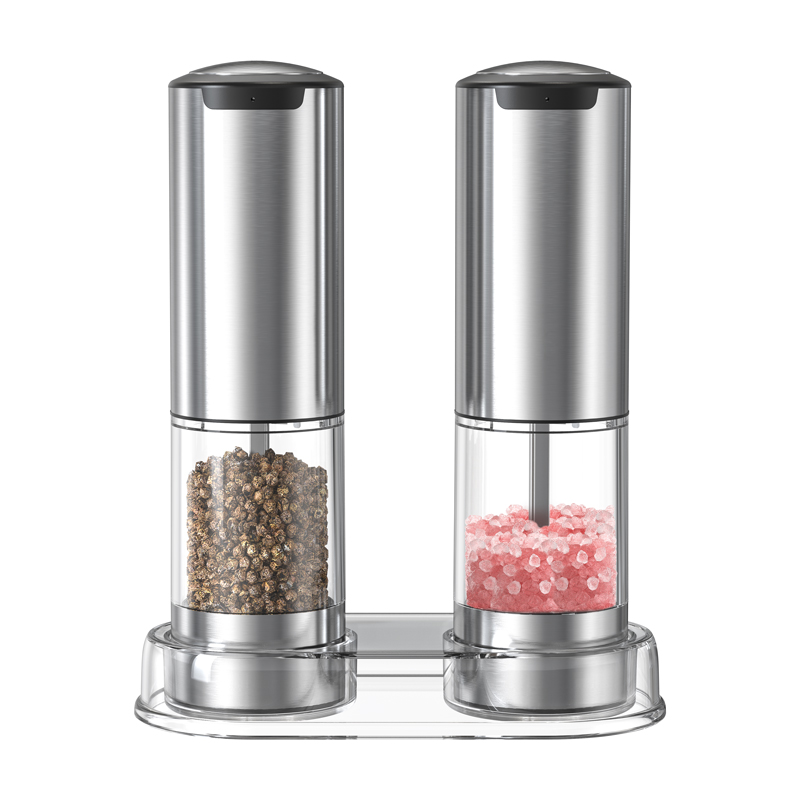 Rechargeable Pepper and Salt Grinder Set