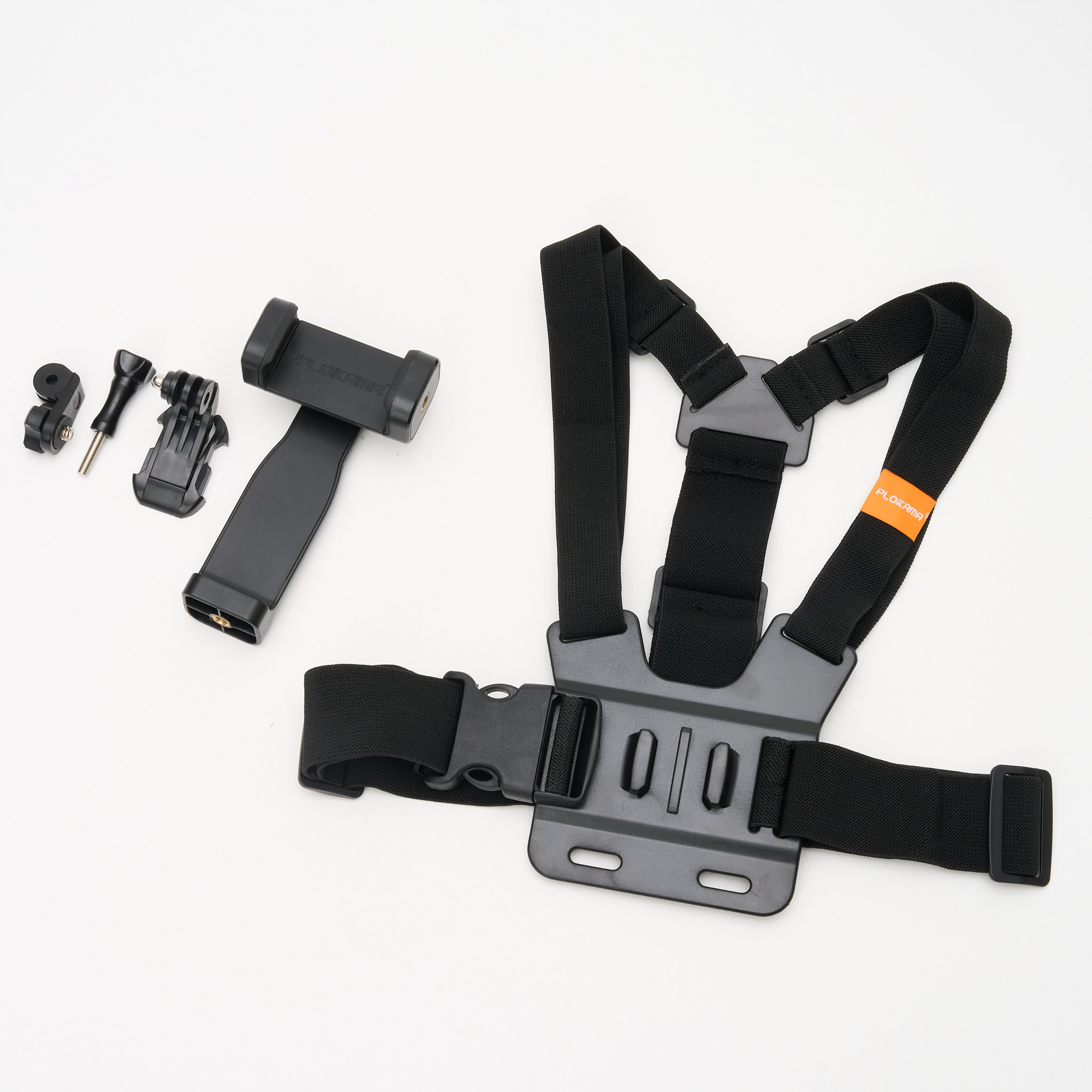 KLIOMAX Adjustable Chest Mount Harness And Head Strap For GoPro Cameras