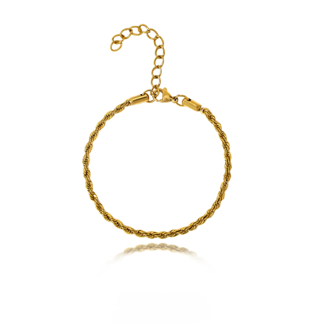 18k Gold Plated Stainless Steel Bracelet