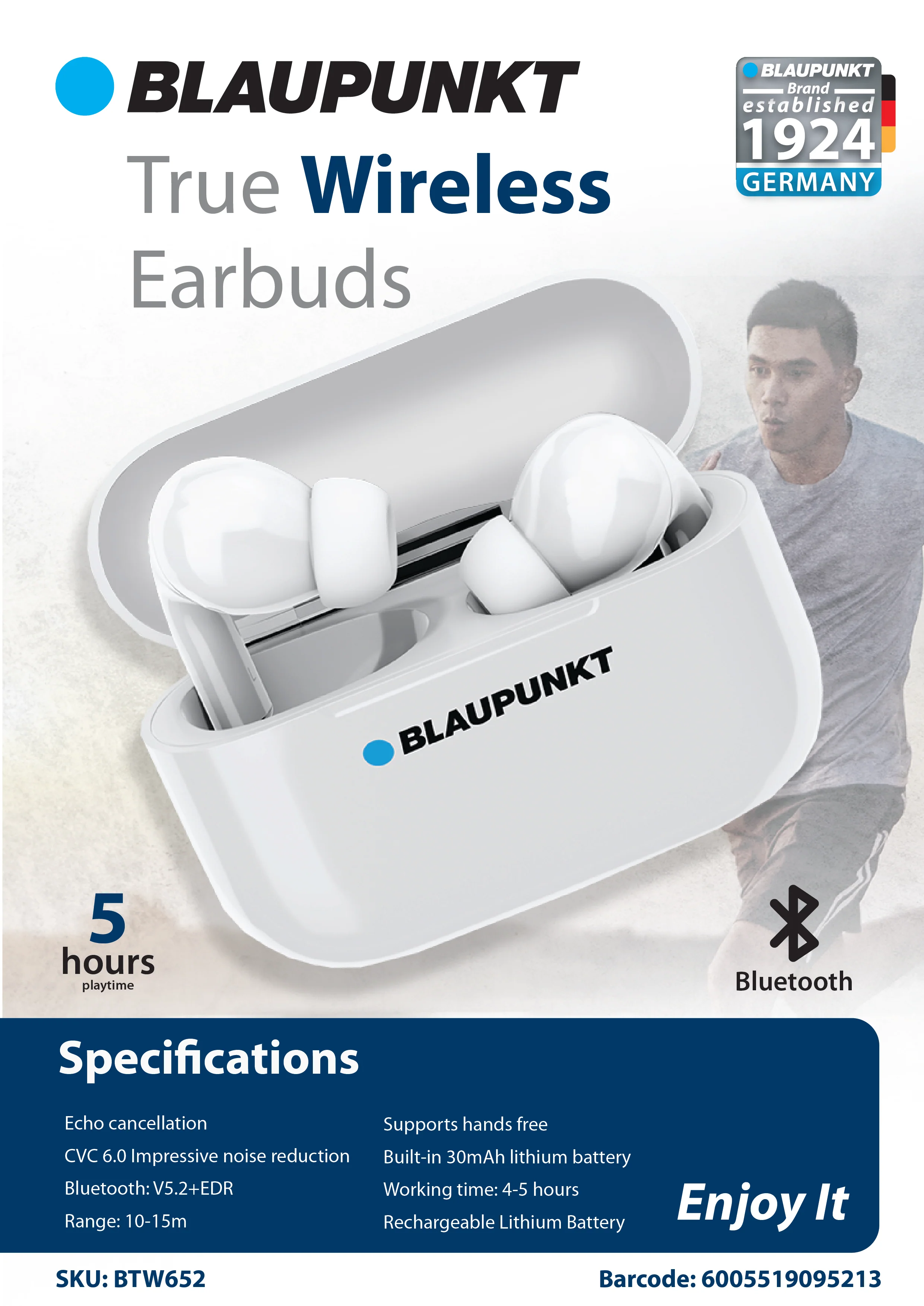 33% off on Blaupunkt True Wireless Earbuds OneDayOnly