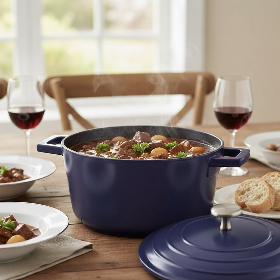 Oven Safe Cast Aluminium Casserole Dish