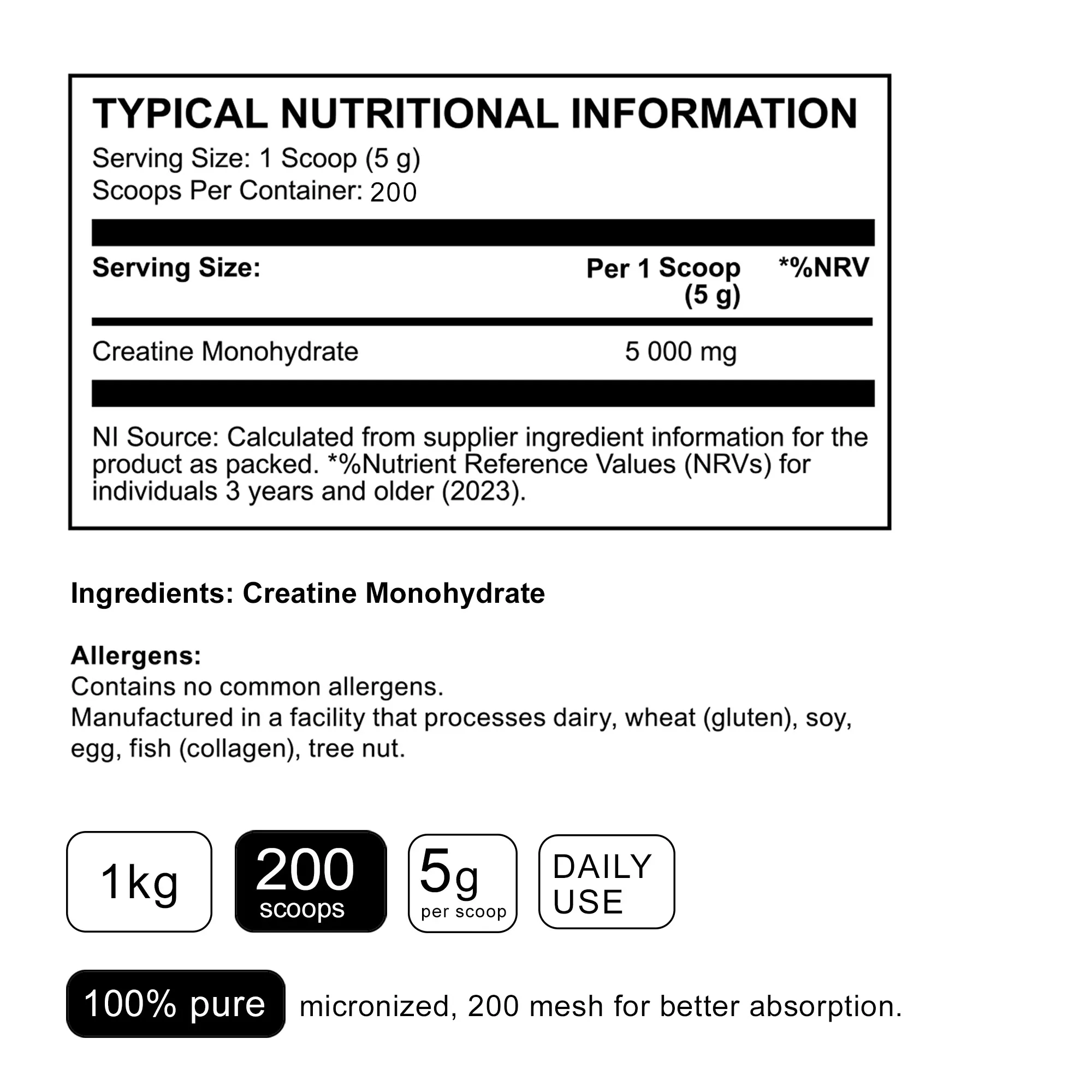 Nutritional Information