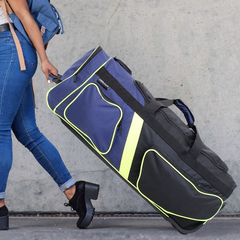 6-Compartment Duffel Bag with Wheels