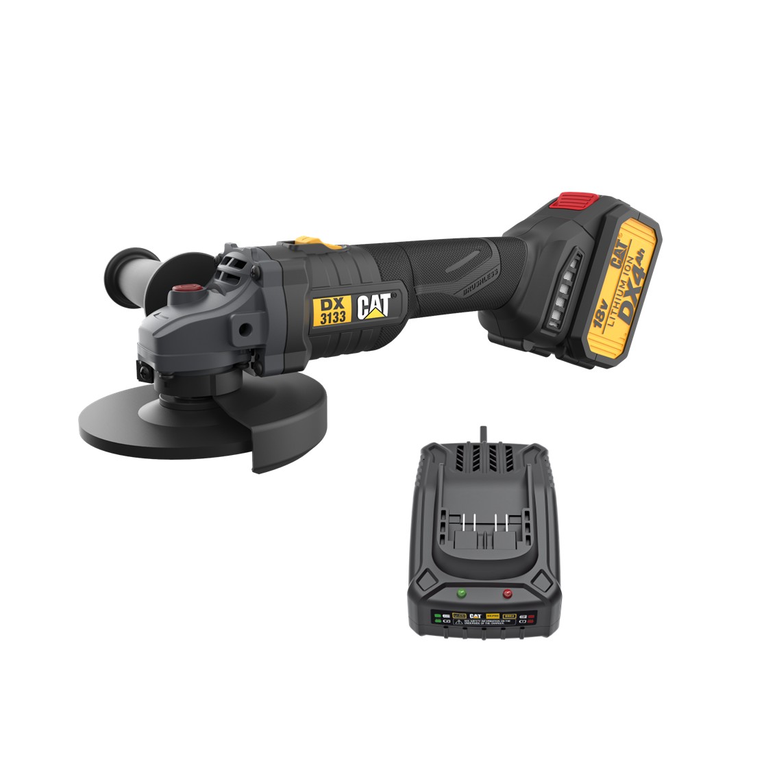 25% off on 18V 115mm Cordless Brushless Angle Grinder Kit | OneDayOnly
