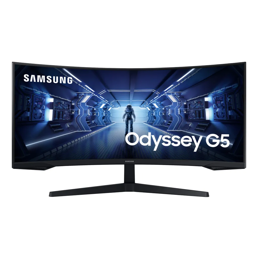 34" Odyssey G55T UWQHD 165Hz Gaming Curved Monitor (Model: LC34G55TWWPXEN)