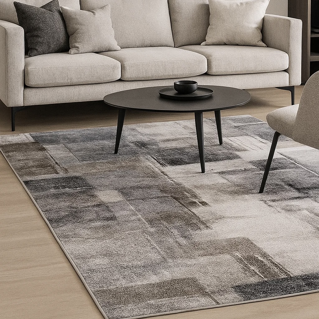 Oasis Geometric Block Design Rug