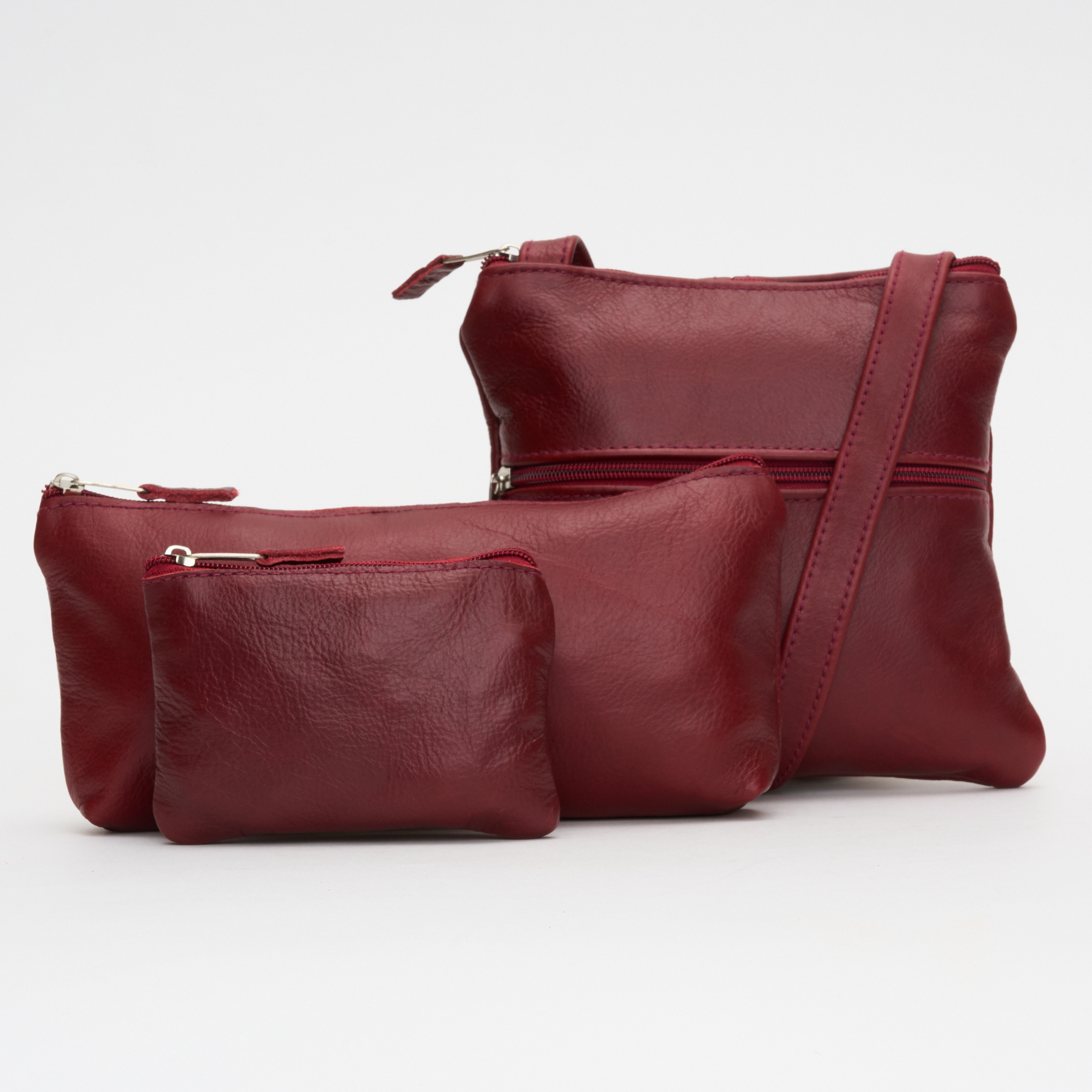 Genuine Leather 3-Piece Set