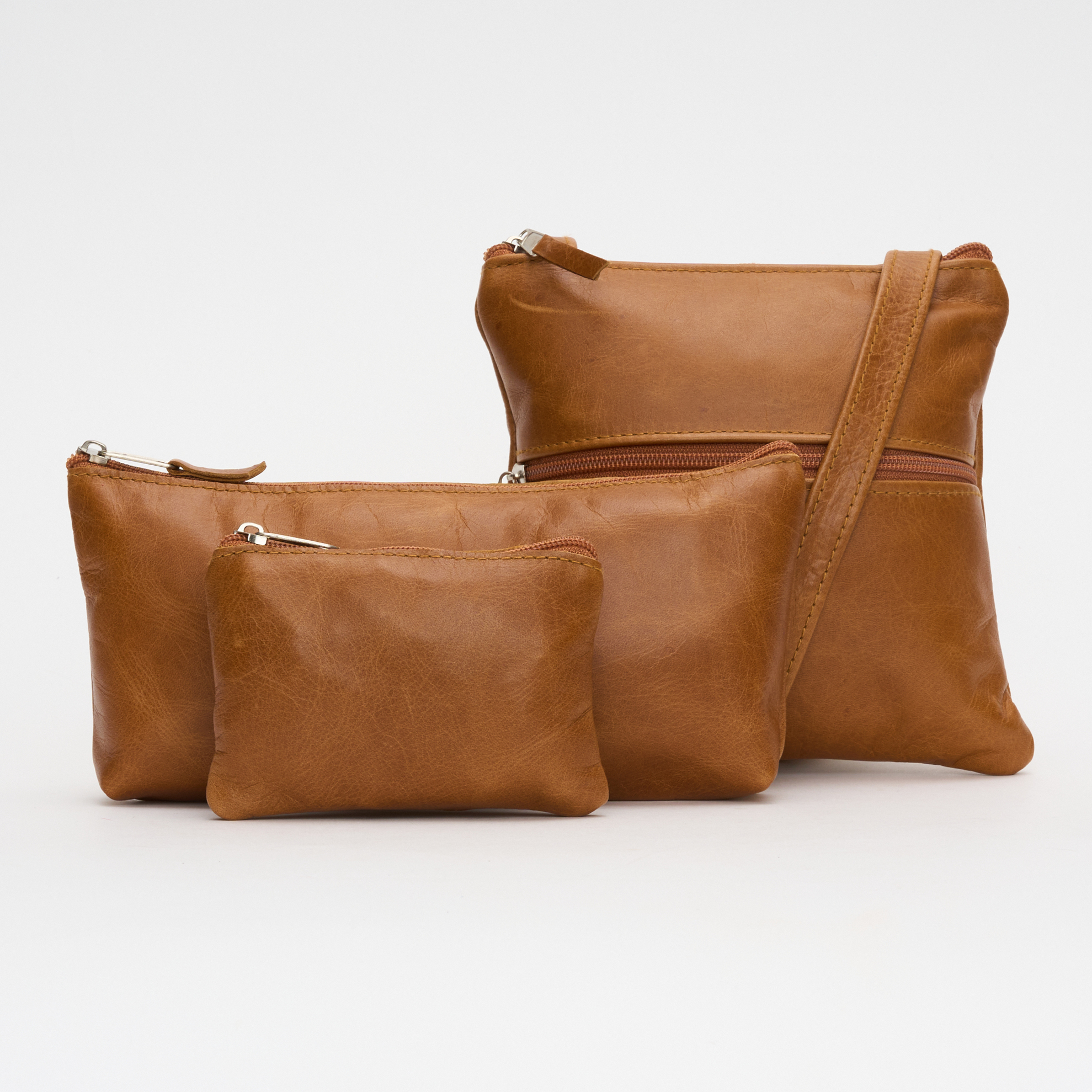 Genuine Leather 3-Piece Set