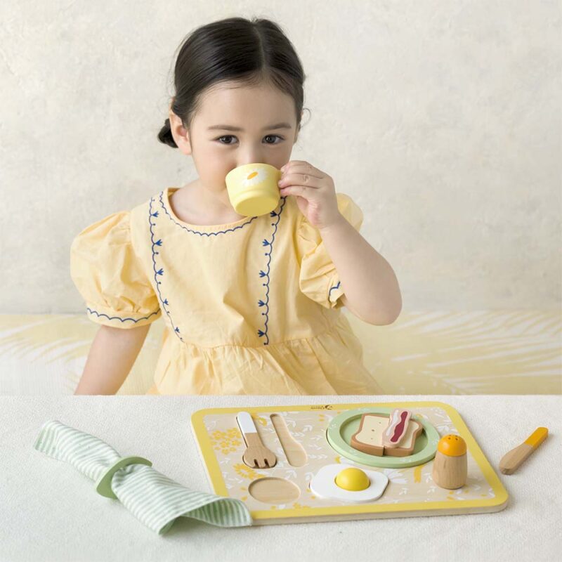 Pretend and Play Vintage Breakfast Tray