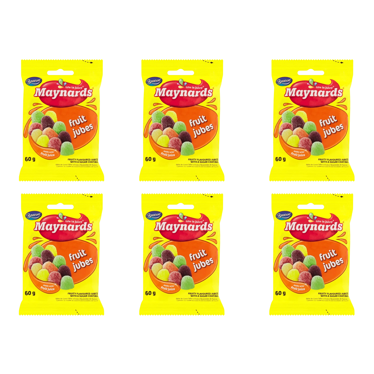 6x 60g Mini Enerjelly Gums