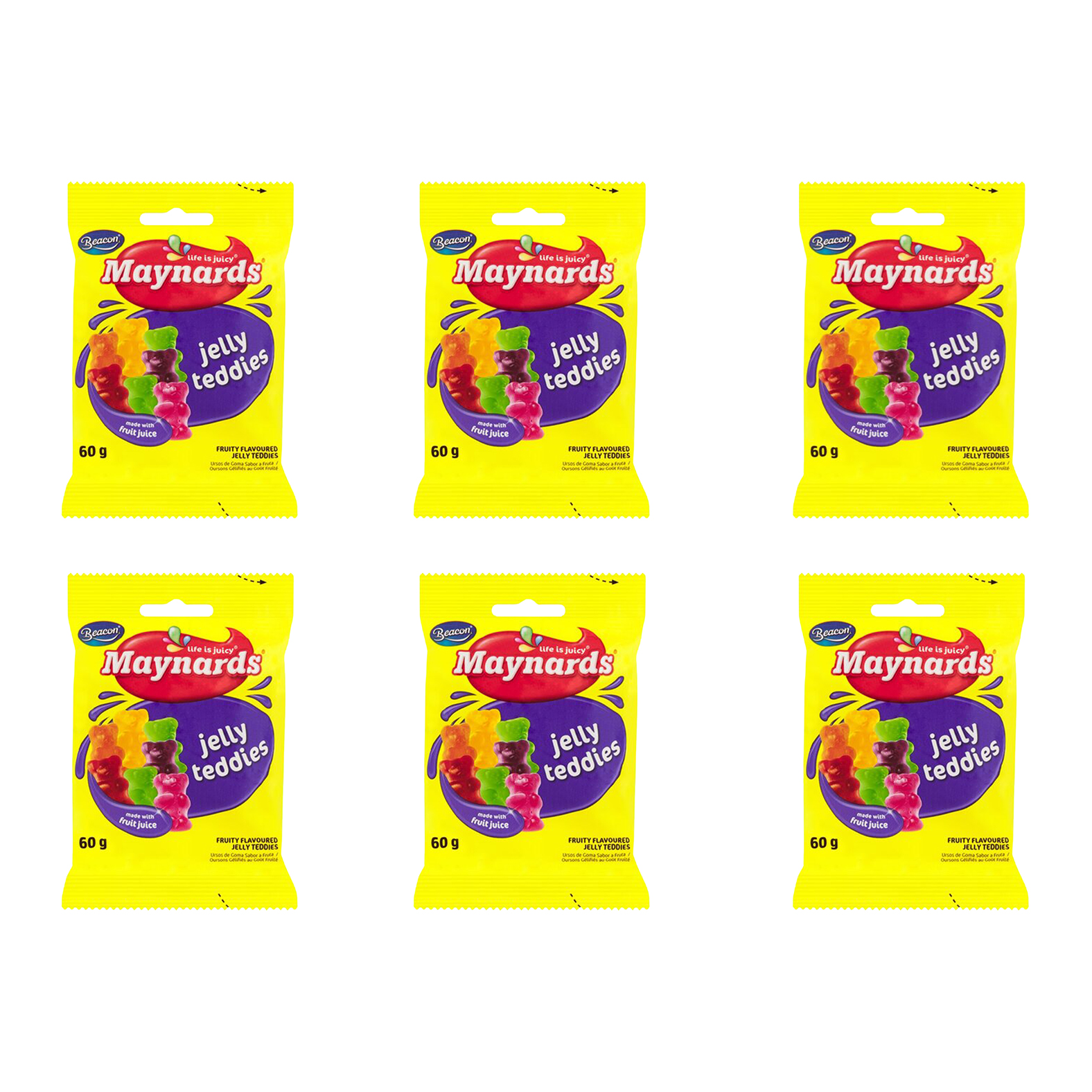 6x 60g Mini Enerjelly Gums